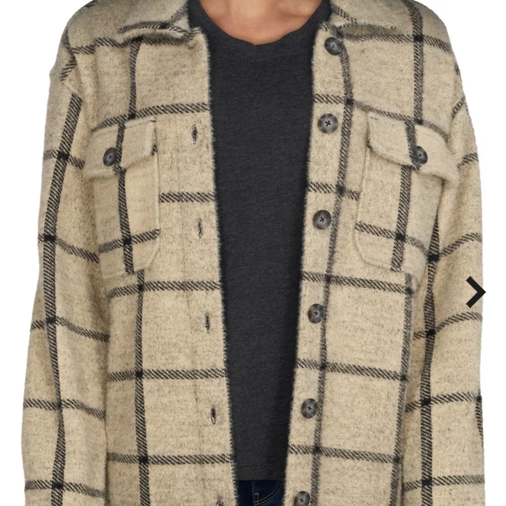 Plaid Beige Jacket